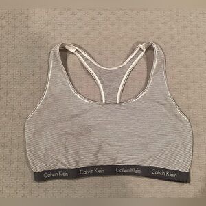 Calvin Klein Stripped Sports Bralette L